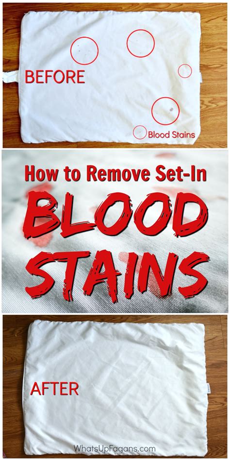 how to keep fake blood off clothing|how to remove dried blood from fabric.